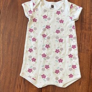 Tea Collection Floral Baby Onesie